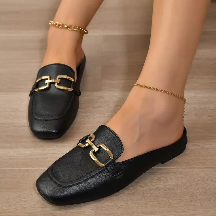 Flat Buckle Loafers