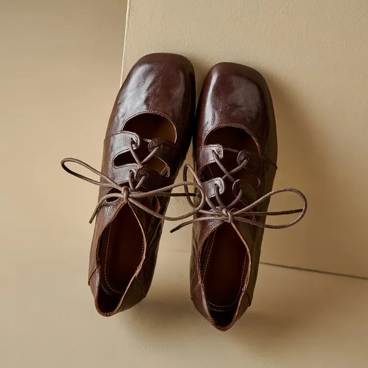 Front Cross Strap Women Shoes