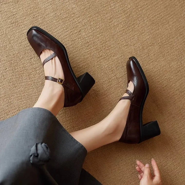 Double Buckle Summer Mary Janes