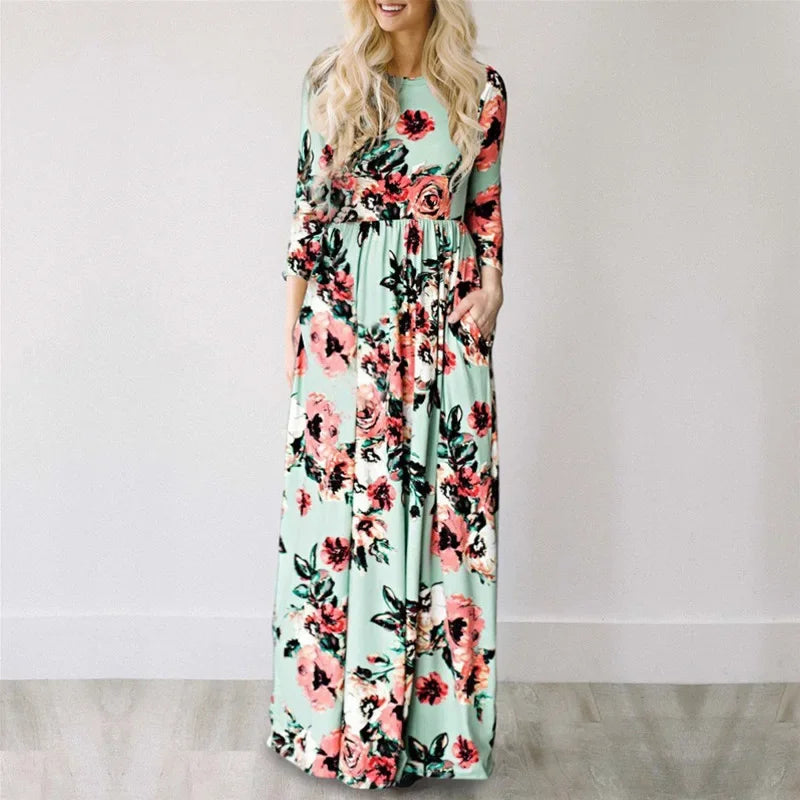 Boho Floral Dress