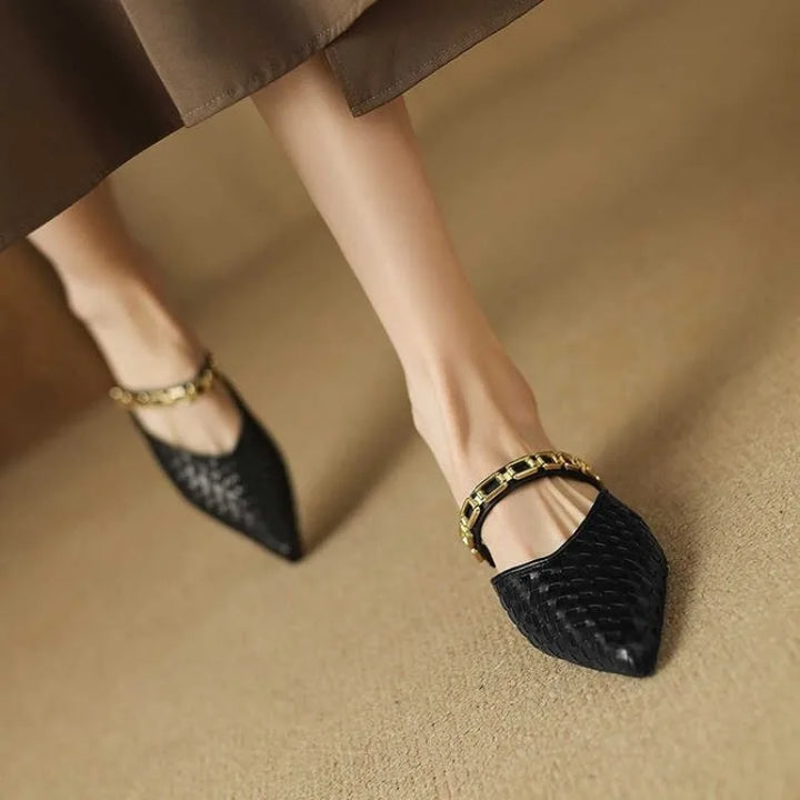 Pointed Toe Design Shallow Slip on