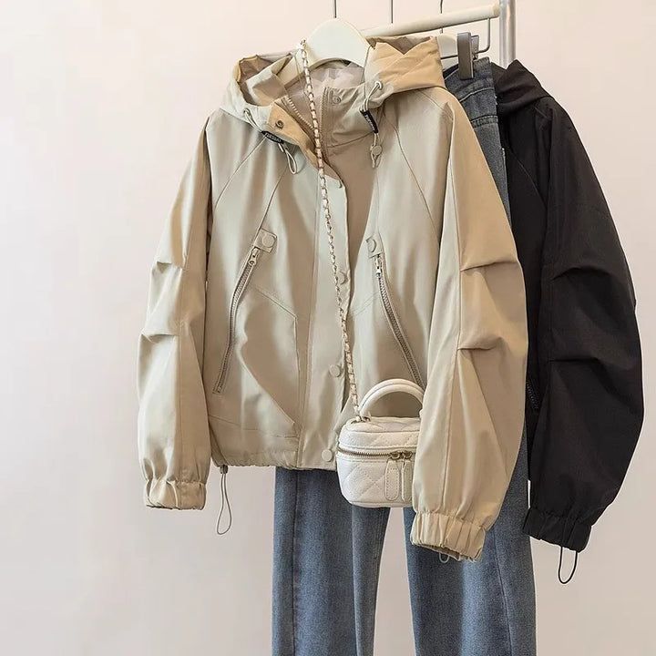 Zipper Trench Coat