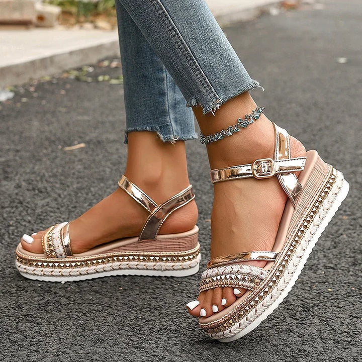 Ankle Strap Platform Sandals