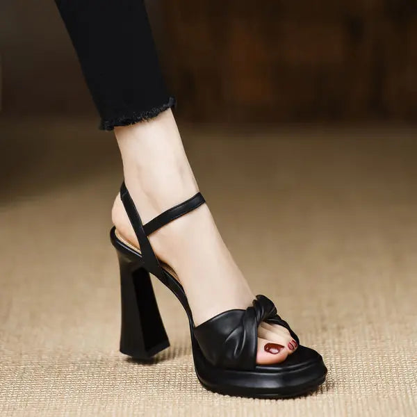 High Heel Open Toe Sandals
