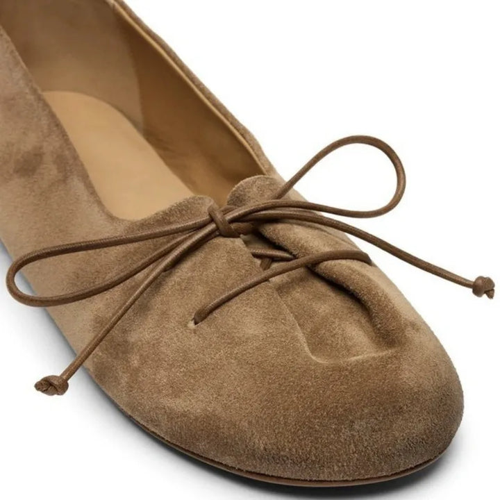 Lace-up Bow Loafers