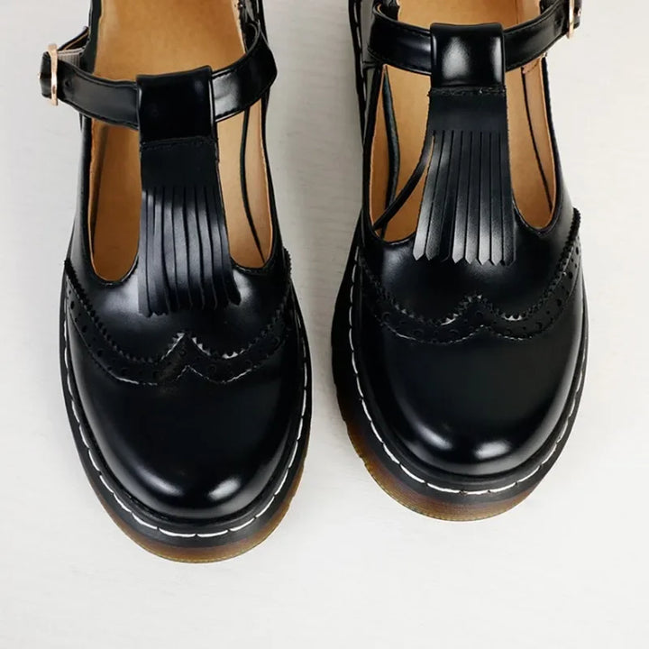 Vintage Fringe Brogue Shoes