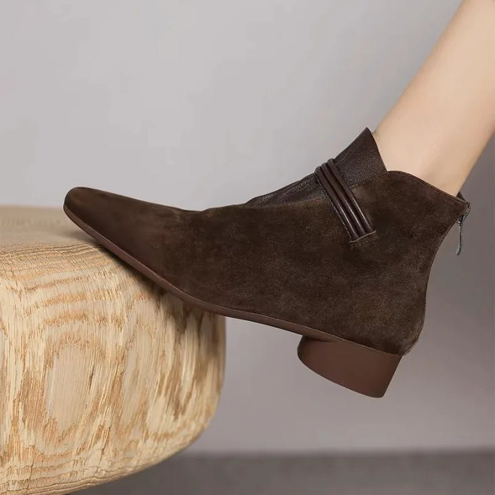 Low Heel Pointed Toe Shoes