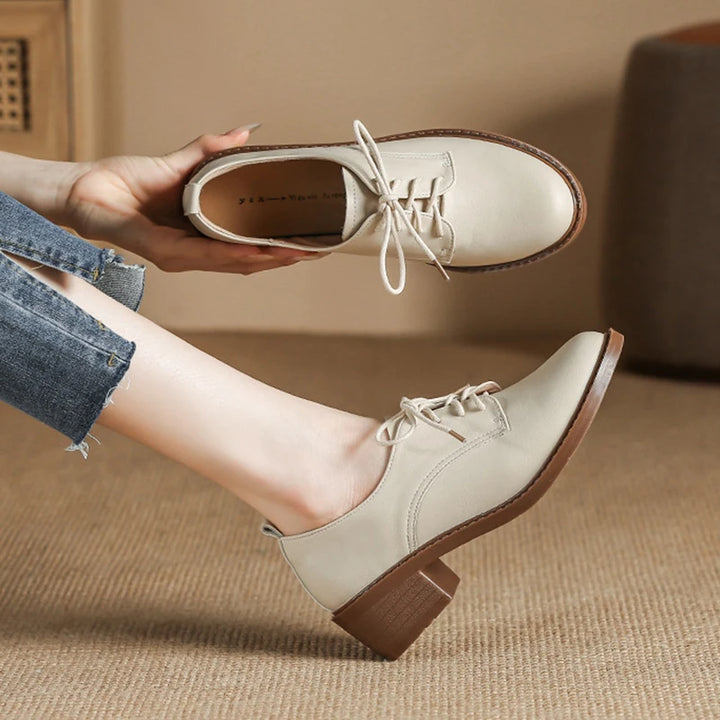 Mid Heel Oxford Shoes