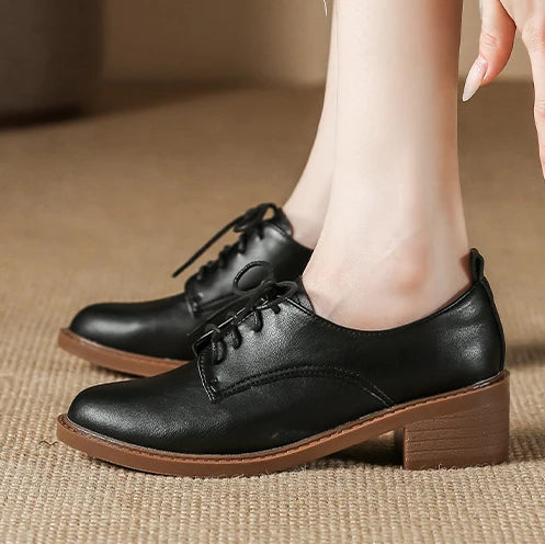 Mid Heel Oxford Shoes