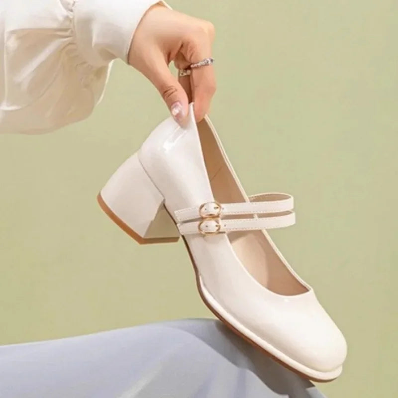 Vintage Chunky Heel Shoes