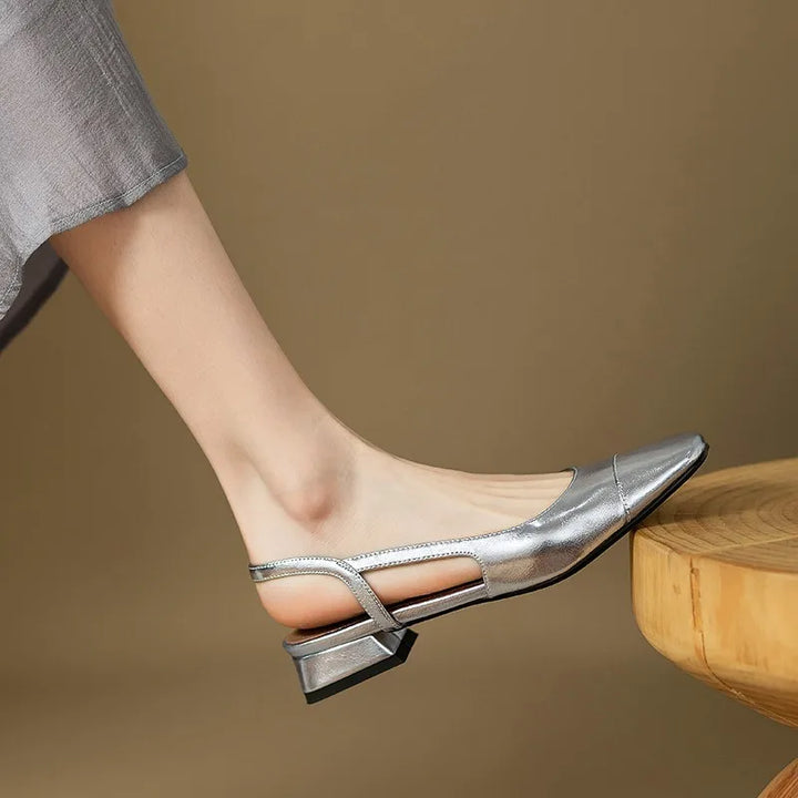 Block Heel Retro Shoes