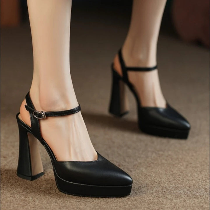 High Heel Pointed Toe Sandals
