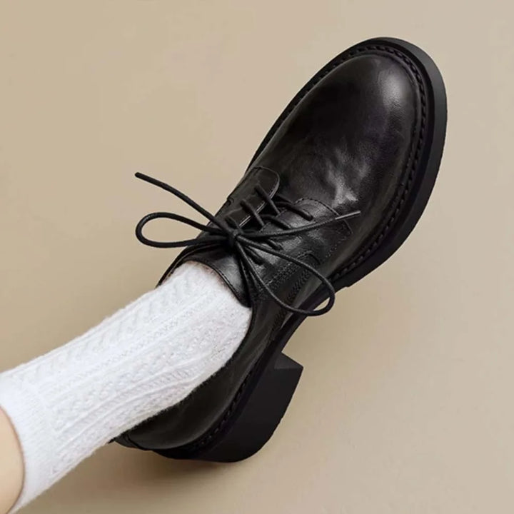 Lace Up Flat Shoes