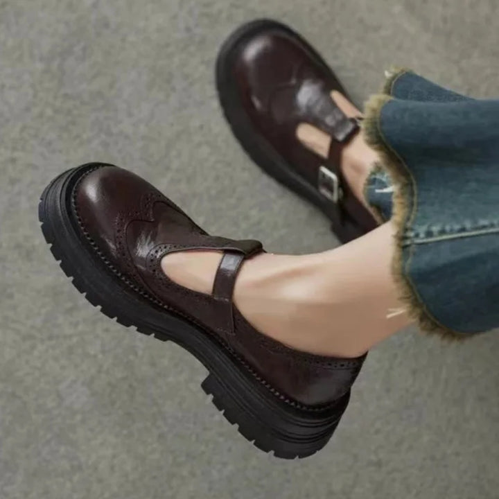 Retro Women's Brogue Shoes