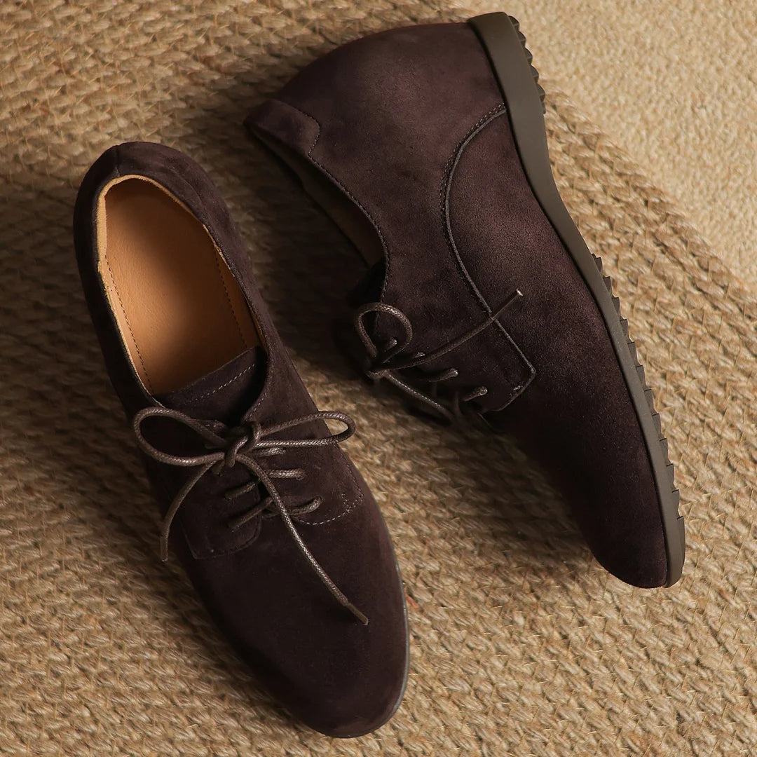 Leather Lace-up Oxfords