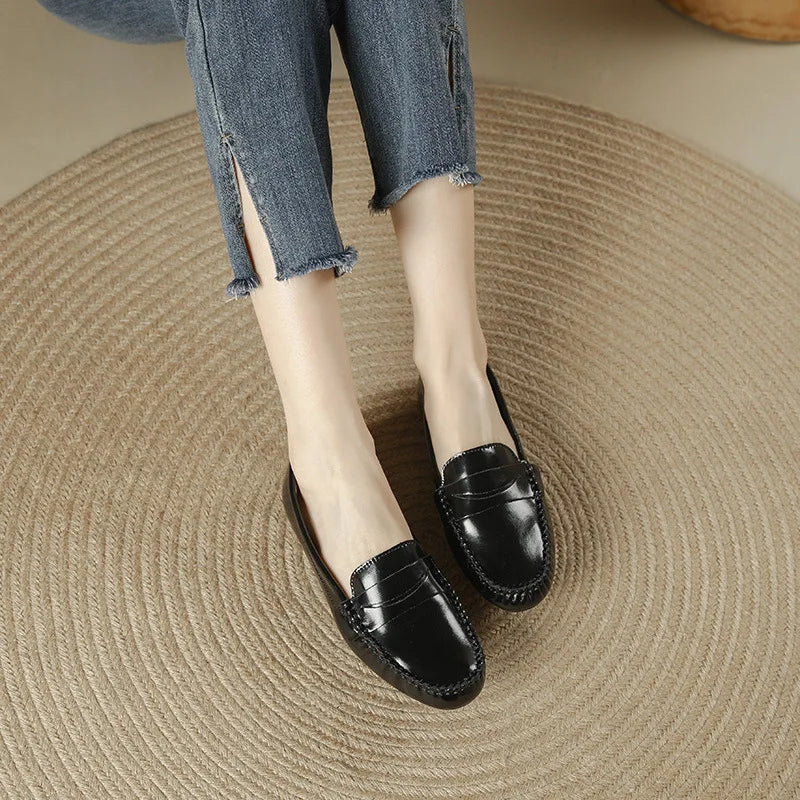 Round Toe Loafers
