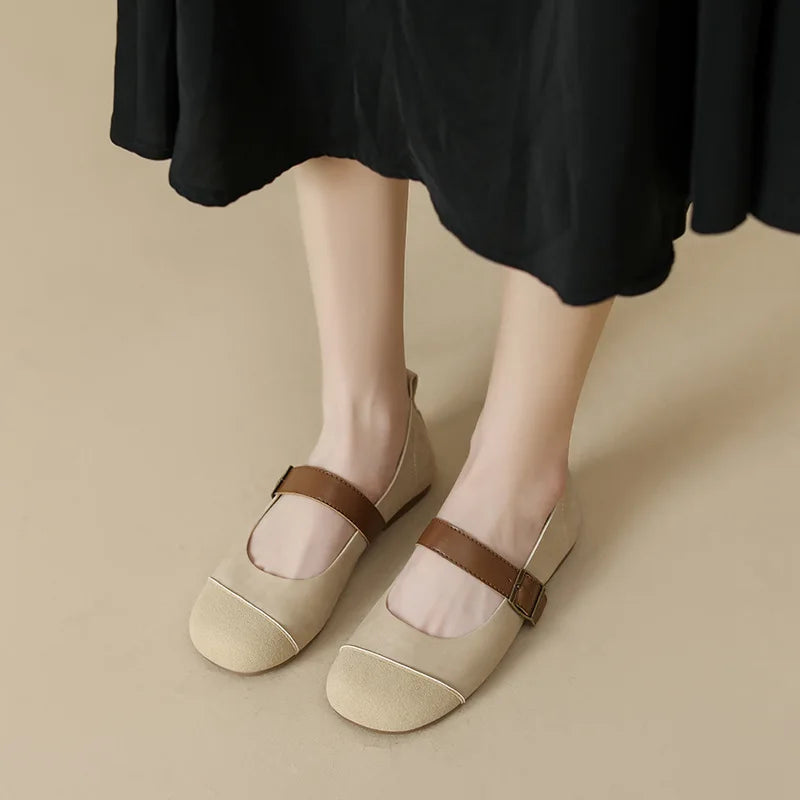 Buckle Strap Flats