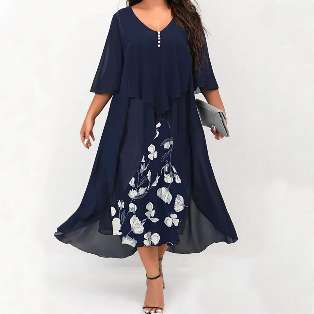 Patchwork Retro Dress