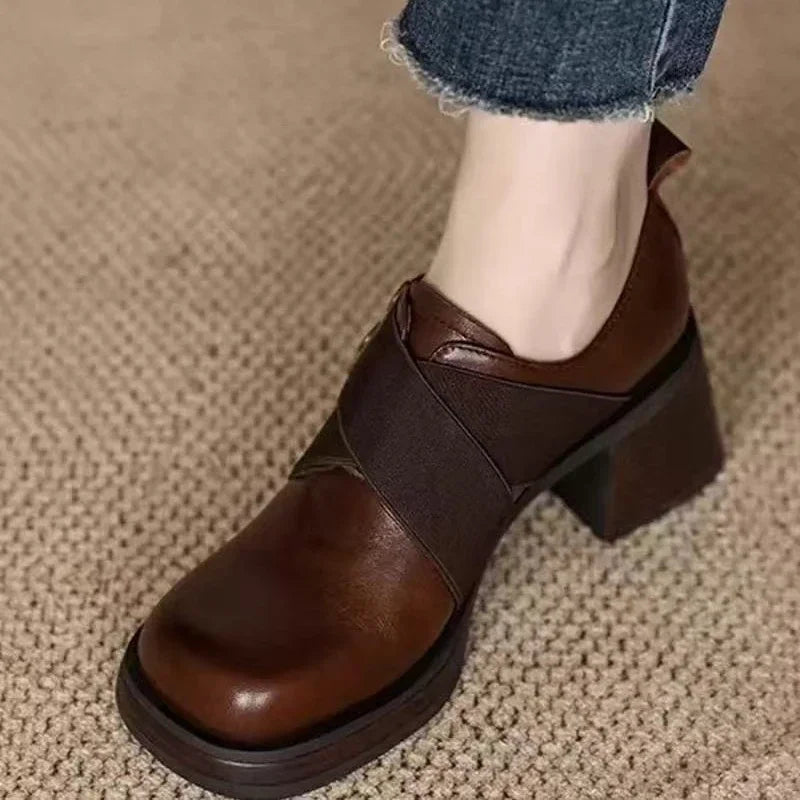 Women's Chunky Heeled Shoes