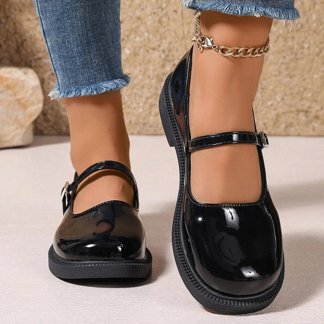 Round Toe Mary Janes