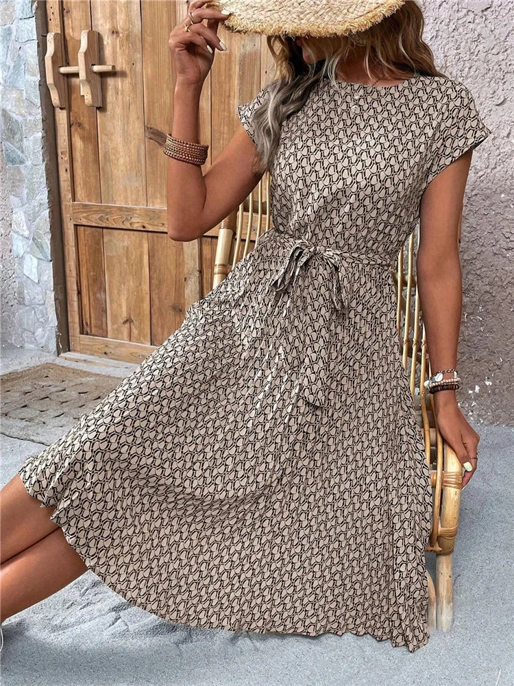 Light Dress with belt