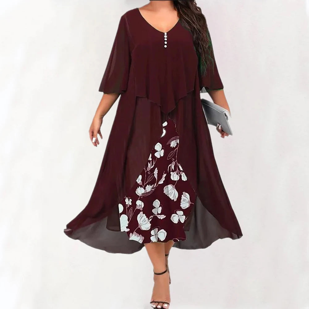 Patchwork Retro Dress