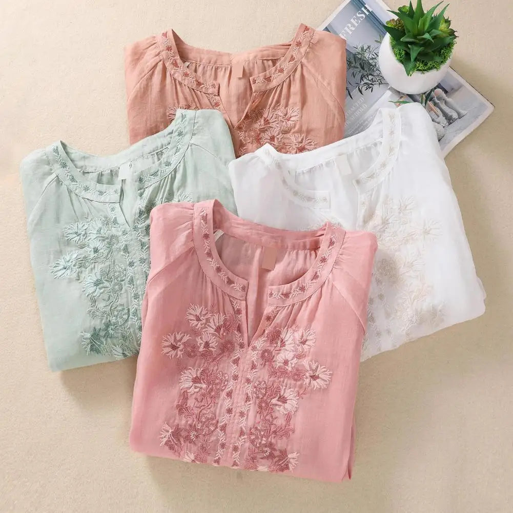 V-neck Blouse