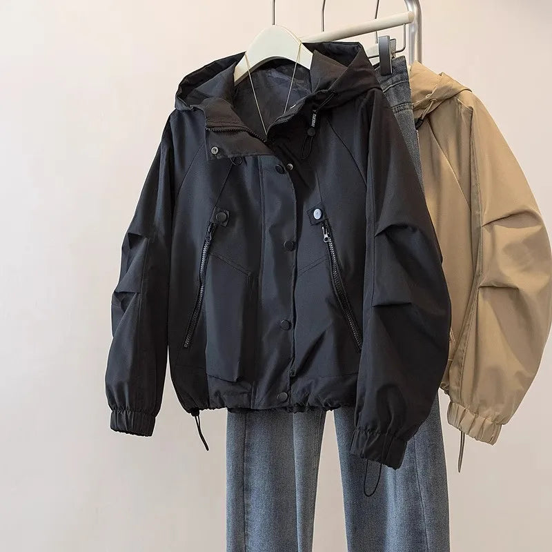 Zipper Trench Coat
