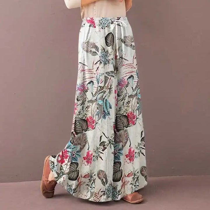 Floral Loose Trousers