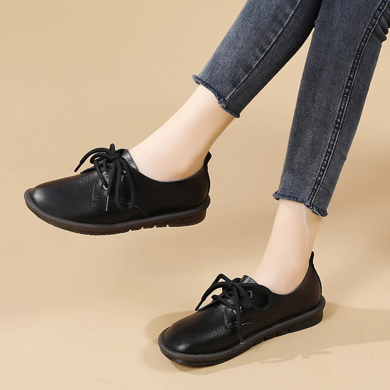 Soft Soled Lace Up Shoes
