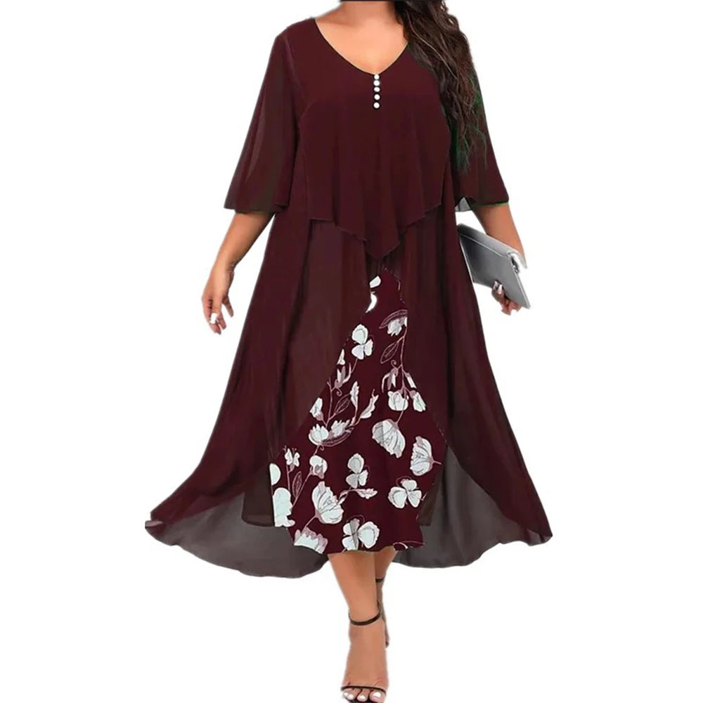 Patchwork Retro Dress
