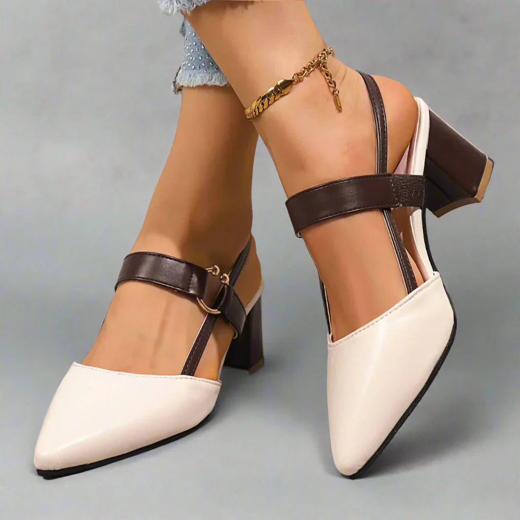 Pointed Block Heels