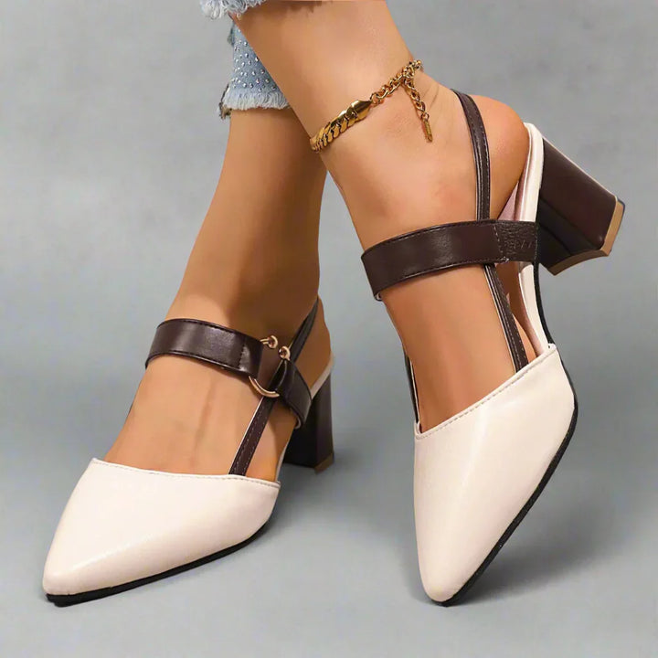 Pointed Block Heels