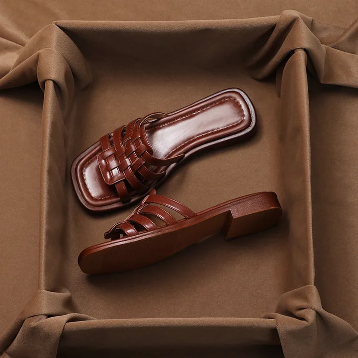 Cross Hollow-out Flats