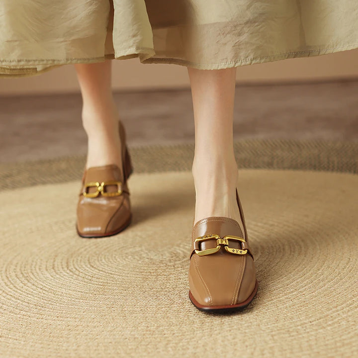 Square Toe High Heels Shoes