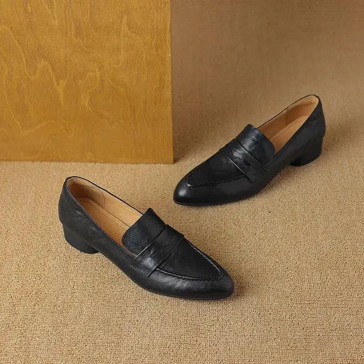 Commuter Retro Style Flat Heel Women's Loafers