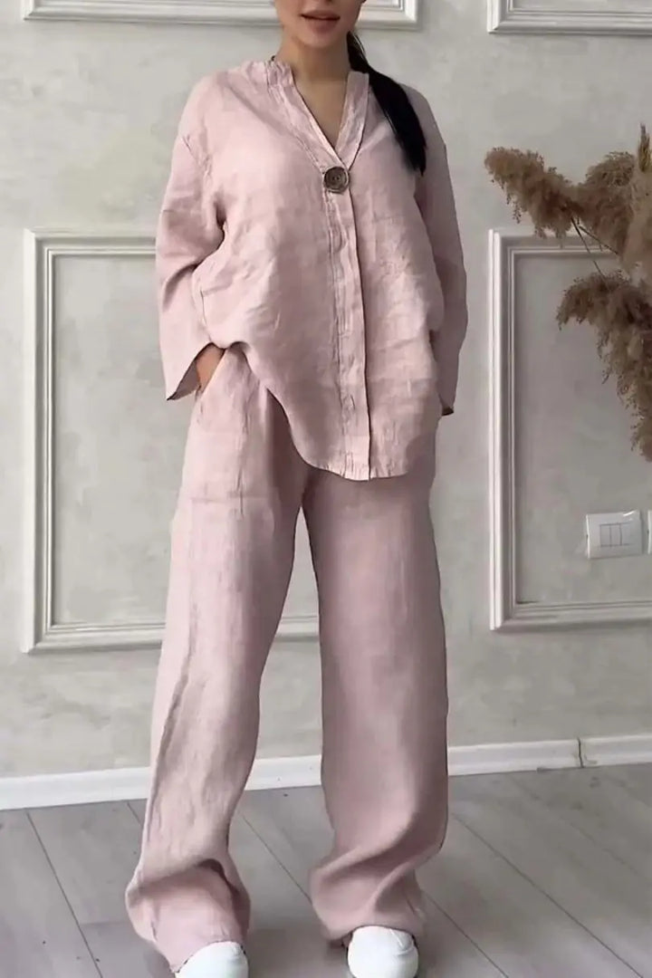 Linen Loose Set