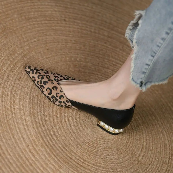 Low Heel Elegant Pointed Toe Pumps