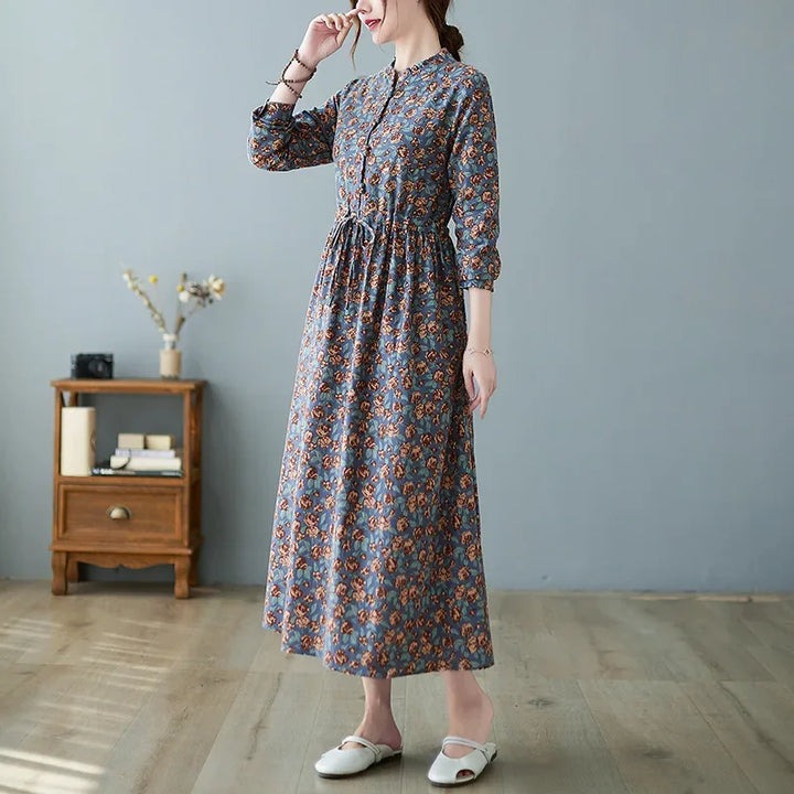 Loose Wrap Maxi Dress