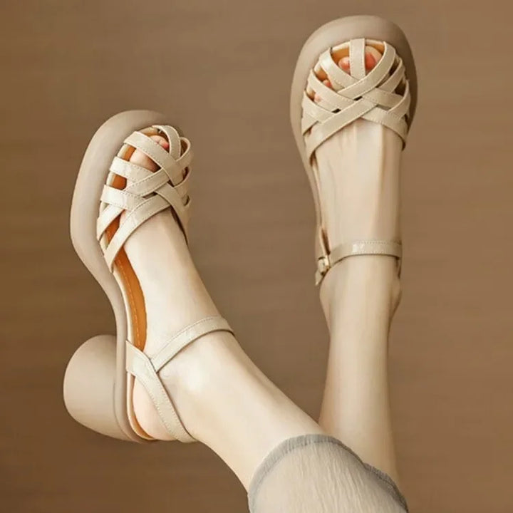 Platform Buckle Sandals