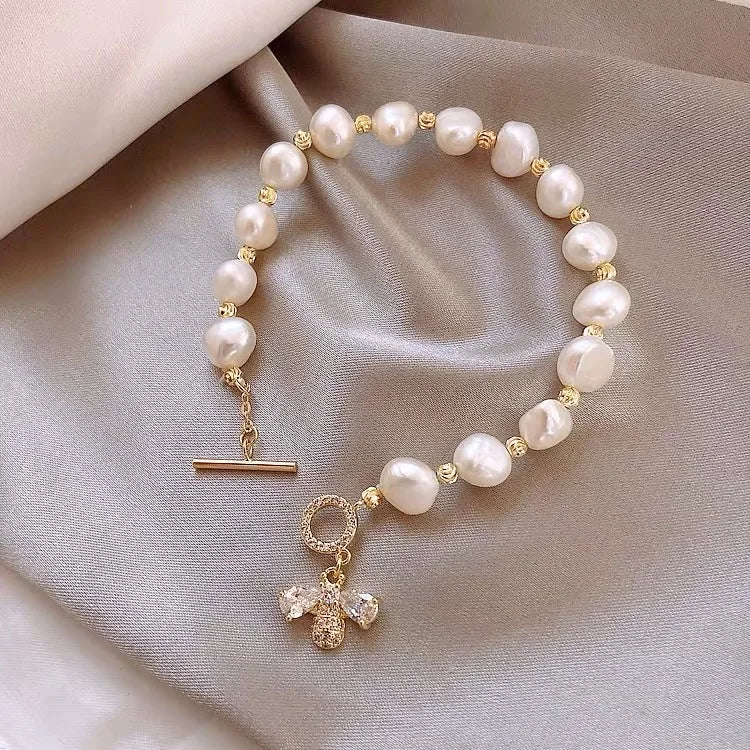 Honeybee Pearl Bracelet