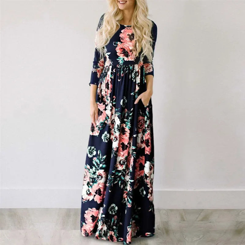 Boho Floral Dress