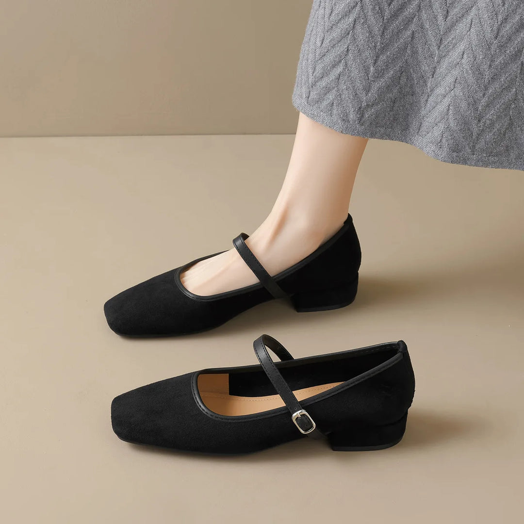 Low Heel Wide Fit Shoes