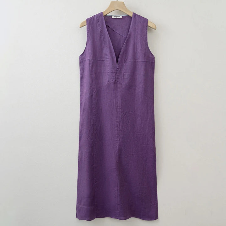 V-neck Long dress