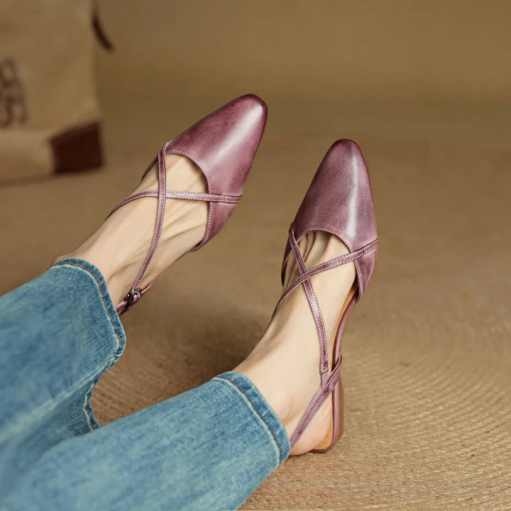 Pointed Toe Flat Sandals