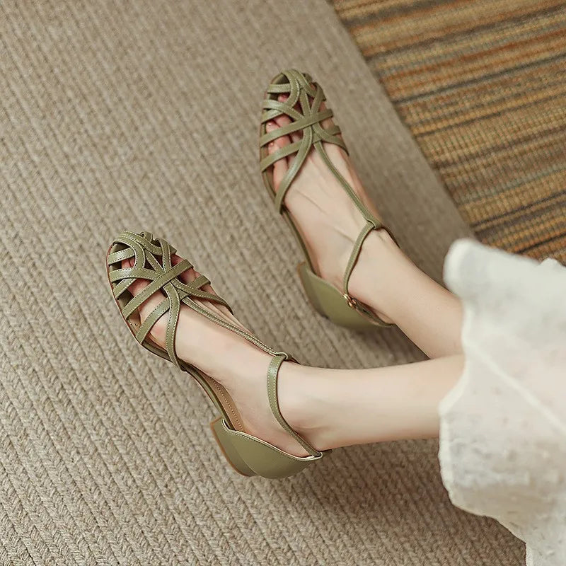 Retro Roman Design Sandals