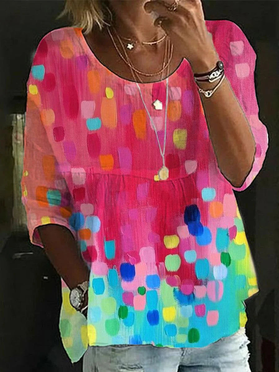 Casual Floral Blouse