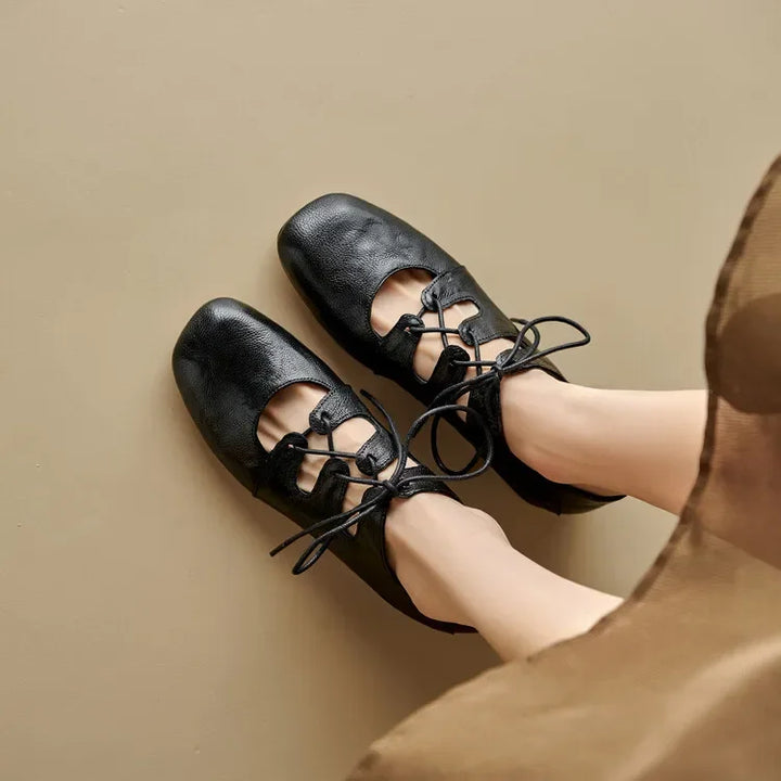Front Cross Strap Women Shoes