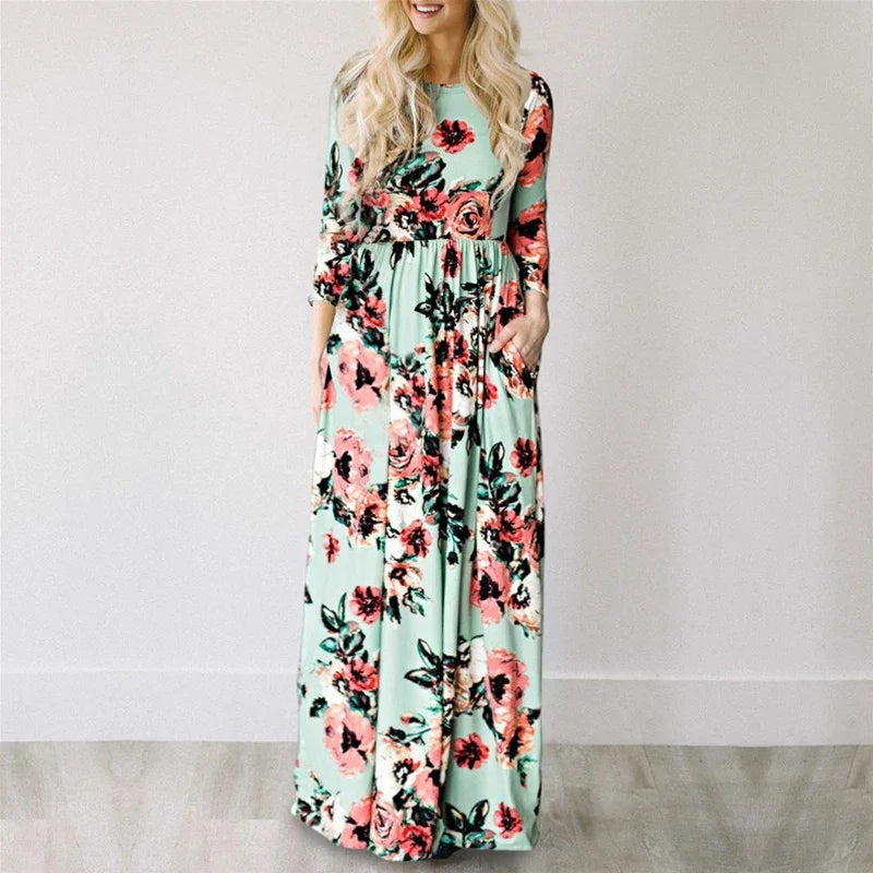 Boho Floral Dress