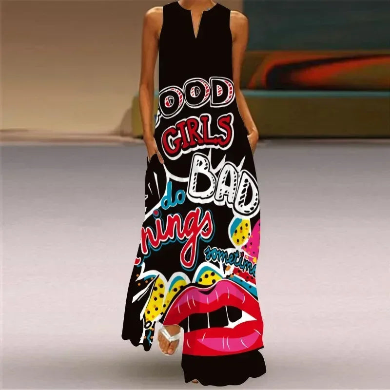 Casual Printed Dress